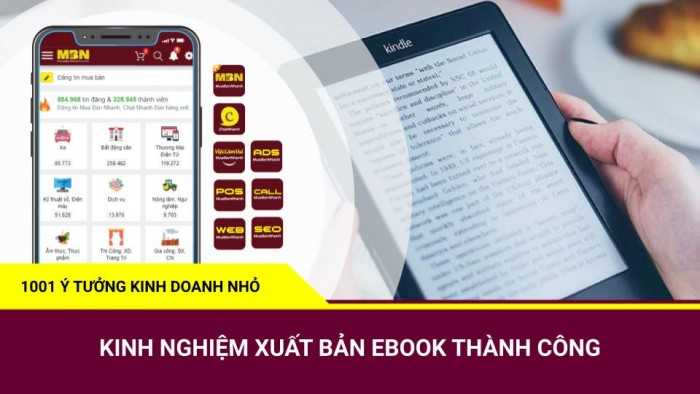 Kinh nghiệm xuất bản ebook thành công - 1001 Ý tưởng kinh doanh nhỏ MuaBanNhanh