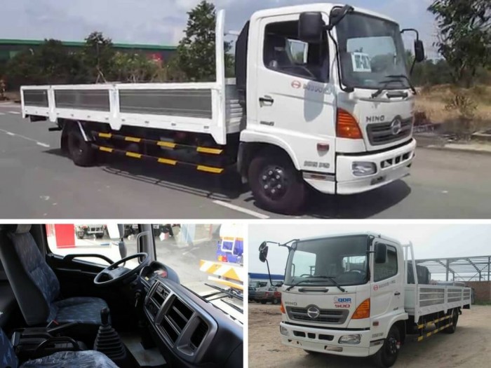 Giá xe tải Hino 6.2 tấn thùng lửng chất lượng từ Nhật Bản