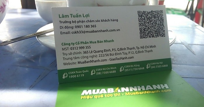 Mẫu card visit kinh doanh