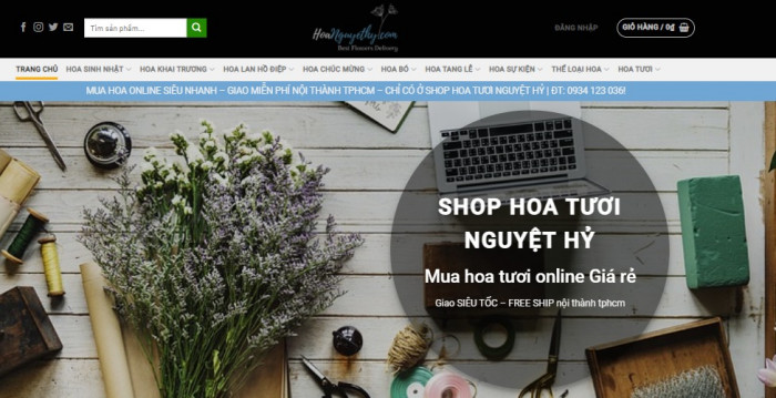 Shop hoa tươi Nguyệt Hỷ