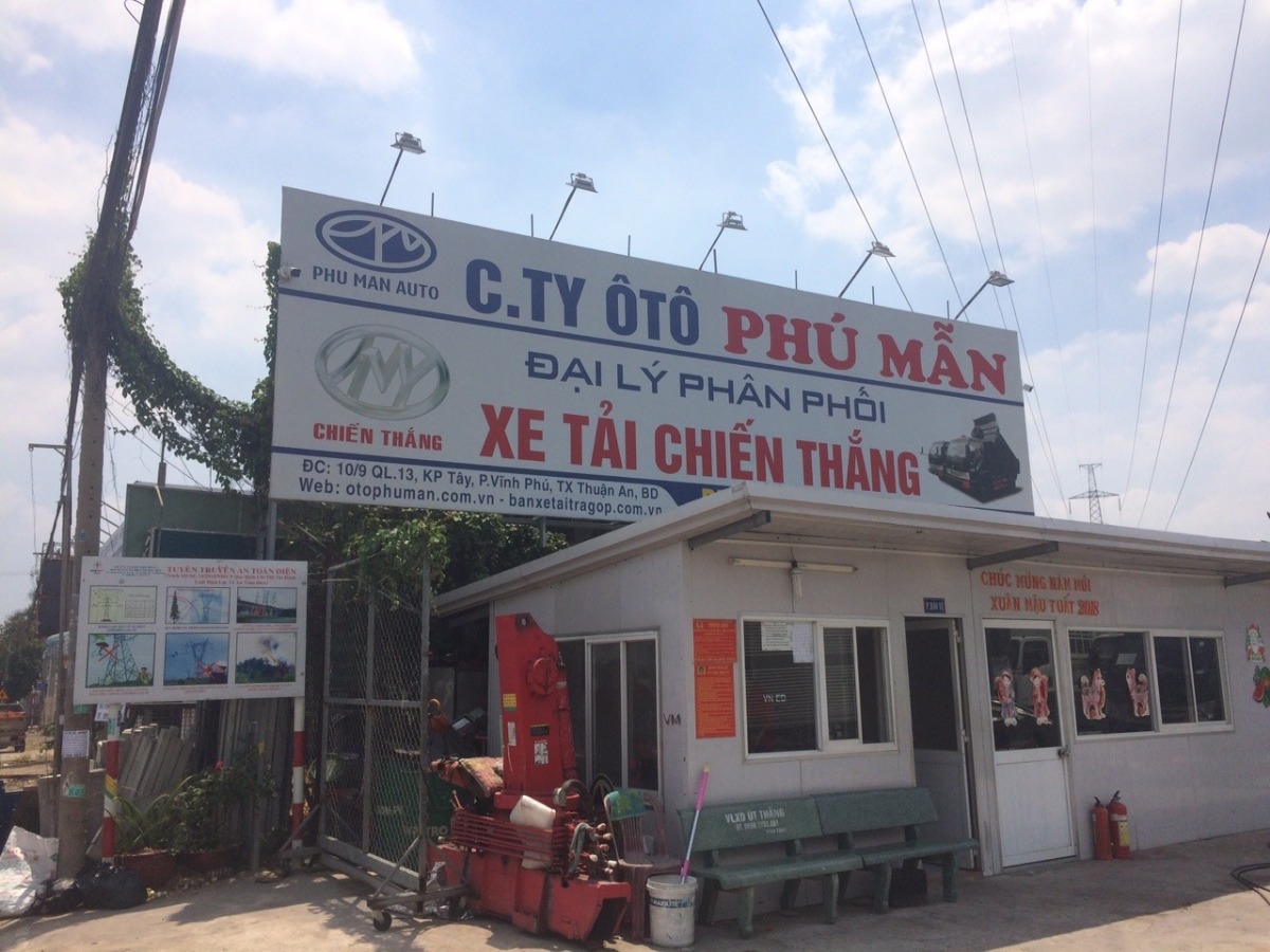 Đại lý xe tải Ô tô Phú Mẫn Bình Dương tự hào là đơn vị phân phối xe tải Veam chính thức