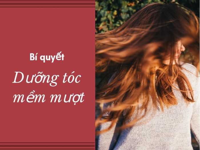 Bí quyết dưỡng tóc mềm mượt cho tóc uốn, duỗi, tạo kiểu