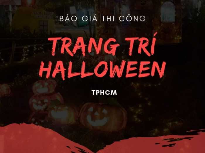 Báo giá thi công trang trí Halloween TPHCM - Trang trí Halloween trung tâm thương mại, quán bar, quán cafe, trường học quốc tế, văn phòng công ty