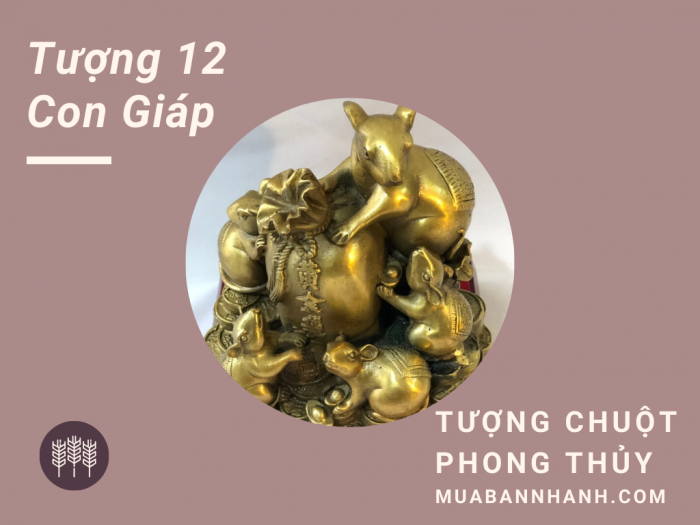 Tượng chuột phong thủy - MuaBanNhanh