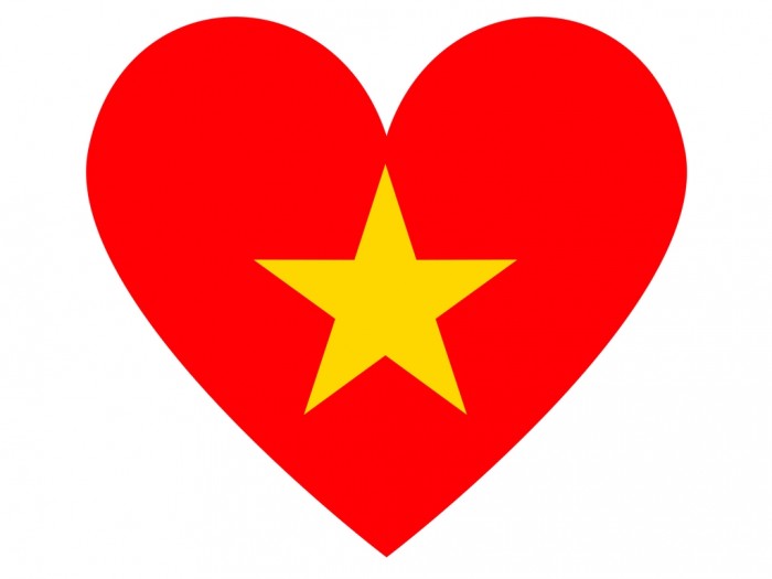 Mẫu in sticker decal cờ Việt Nam