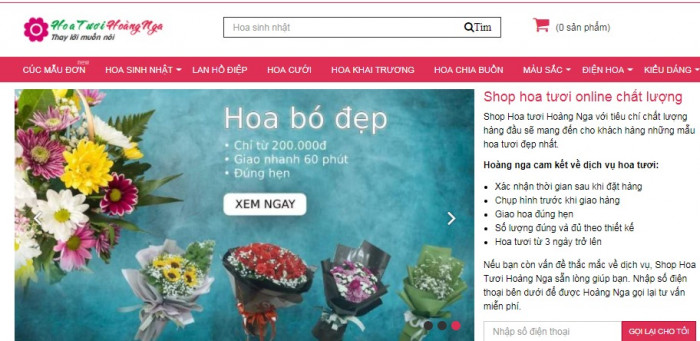 Shop Hoa tươi Hoàng Nga
