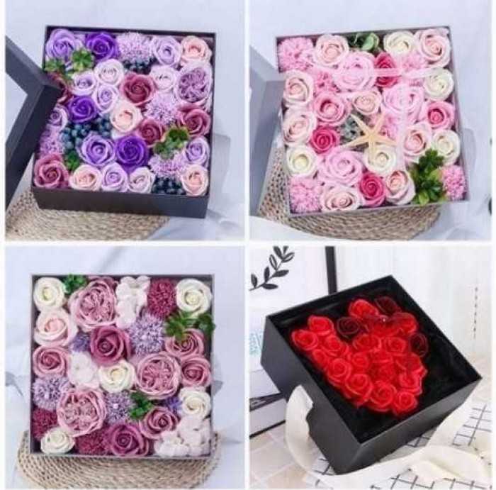 Quà tặng 20/10 ý nghĩa: Hộp hoa hồng sáp thơm kiểu Pháp