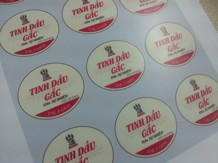 In tem nhãn sản phẩm