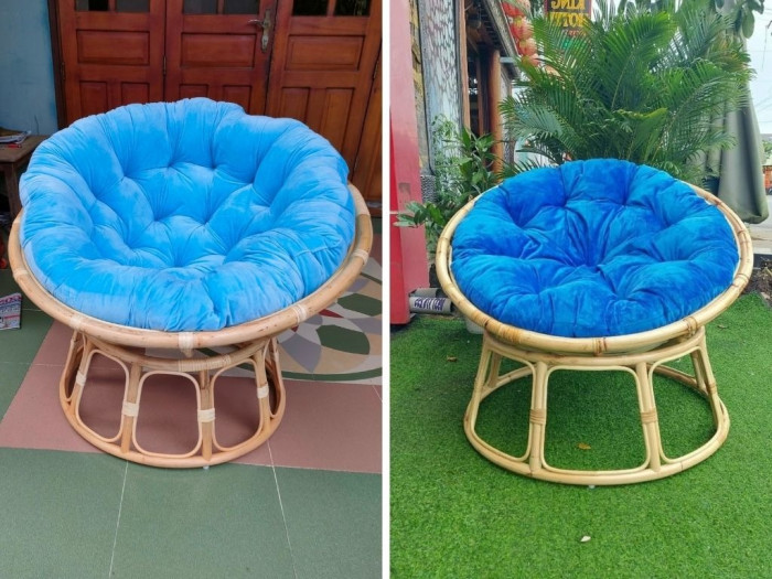 Ghế papasan kích thước, ghế papasan cho con bú, ghế mây papasan HCM