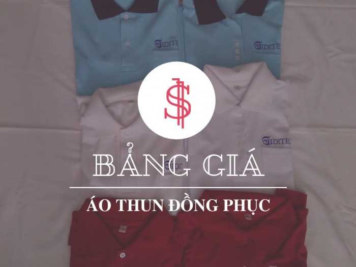 Bảng giá áo thun đồng phục - Từ cộng đồng công ty may áo thun đồng phục giá rẻ TPHCM