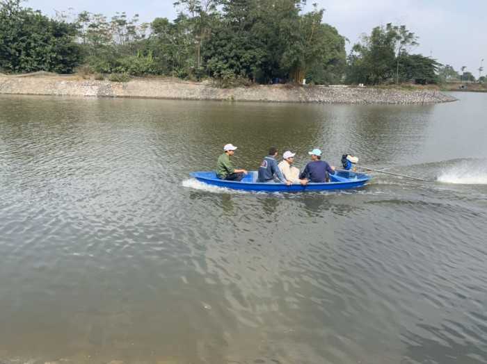 Thuyền Composite màu xanh - MuaBanNhanh