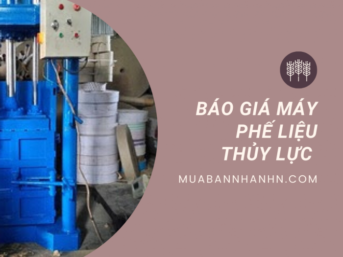 Báo giá máy ép phế liệu giấy vụn, giấy thừa, giấy bạc, bìa carton thành kiện