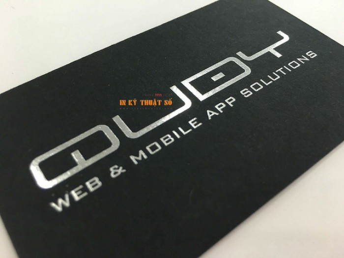 Mẫu card visit dập nổi