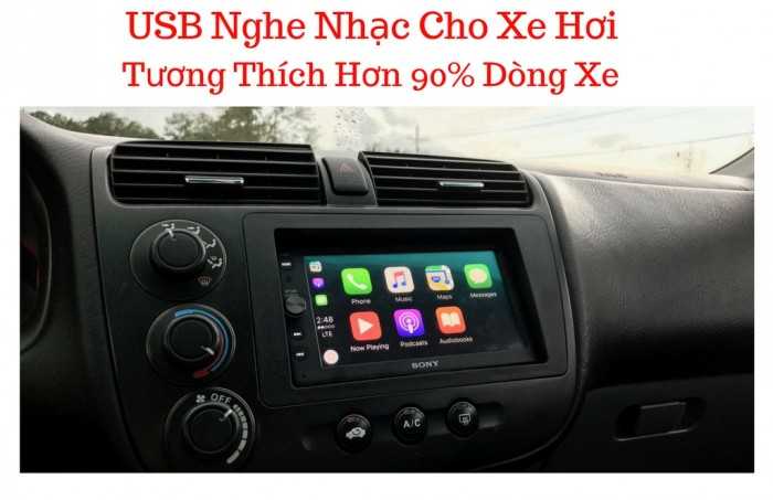 Hướng dẫn dùng Usb nghe nhạc trên ô tô