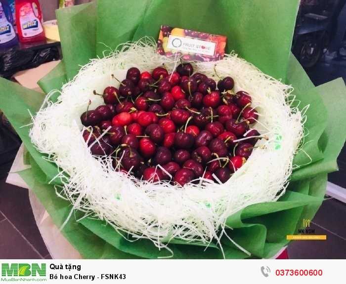 Bó hoa trái Cherry