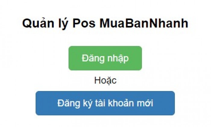 Quản lý POS MuaBanNhanh