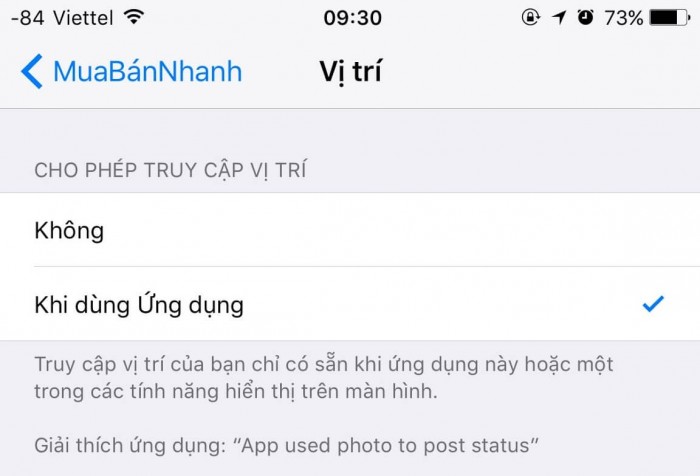 Hướng dẫn Cách cấp quyền Camera và Storage cho thiết bị iOS 2