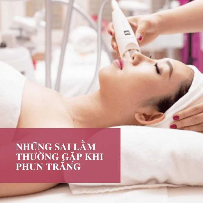 Những sai lầm thường gặp khi phun trắng