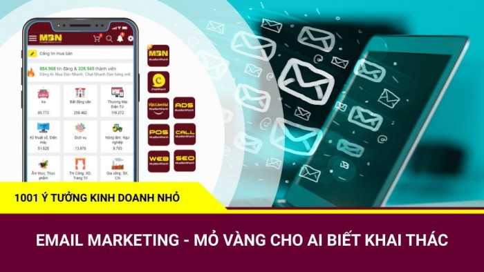 Email marketing - Mỏ vàng cho ai biết khai thác - 1001 ý tưởng kinh doanh nhỏ MuaBanNhanh