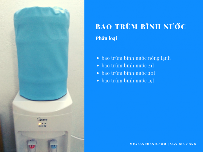 Kích thước bao trùm bình nước nóng lạnh