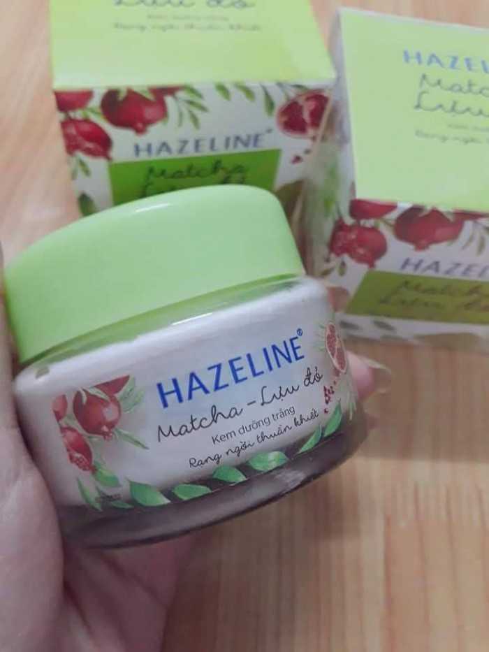  Kem Hazeline dưỡng trắng da mặt Matcha Lựu đỏ 8g