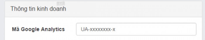 Gắn mã Analytics vào tài khoản số điện thoại trên Mua Bán Nhanh