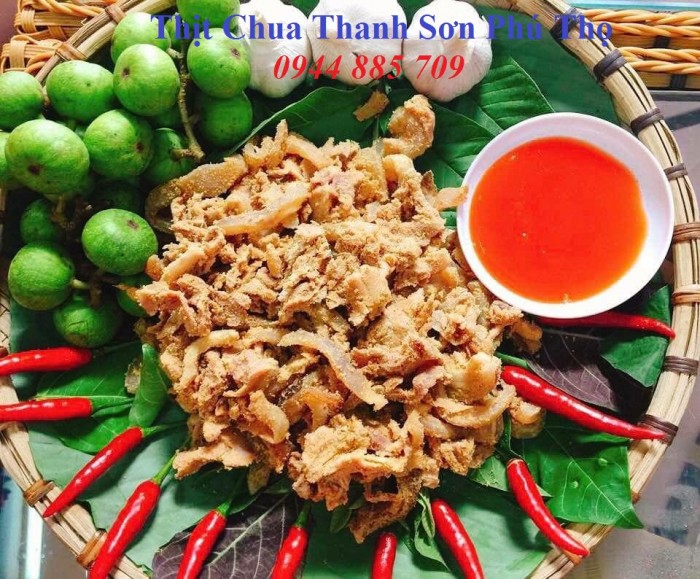 Đặc sản thịt chua Thanh Sơn Phú Thọ