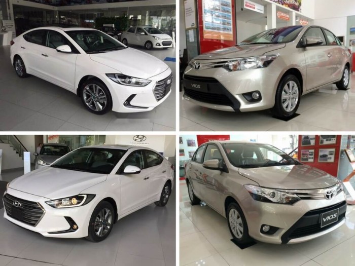 So sánh Toyota Vios và Hyundai Elantra