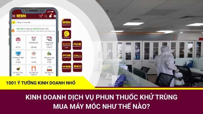 Dịch vụ phun thuốc khử trùng - 1001 Ỳ tưởng kinh doanh nhỏ MuaBanNhanh