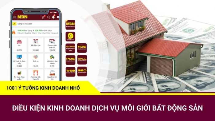 Môi giới bất động sản - 1001 ý tưởng kinh doanh nhỏ, ít vốn MuaBanNhanh