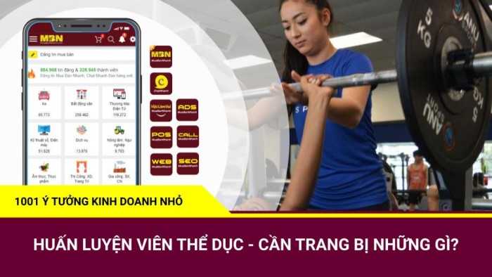 Huấn luyện viên thể dục - 1001 Ý tưởng kinh doanh nhỏ MuaBanNhanh