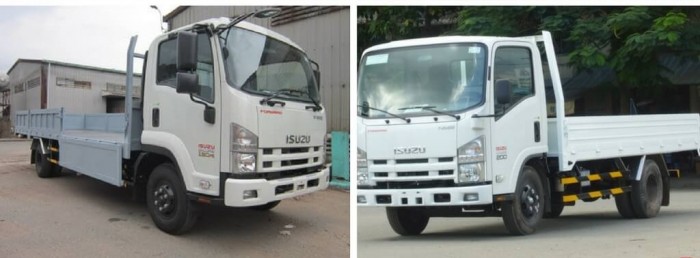 Ngoại thất xe tải 1.9 tấn Isuzu thùng lửng