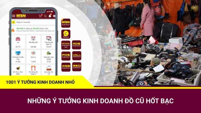 Kinh doanh đồ cũ - 1001 ý tưởng kinh doanh nhỏ ít vốn MuaBanNhanh