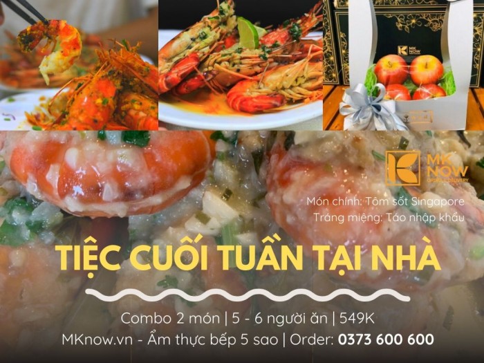 Combo Tiệc cuối tuần tại nhà