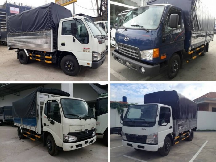 So sánh xe tải isuzu 1.9 tấn với các thương hiệu xe tải khác