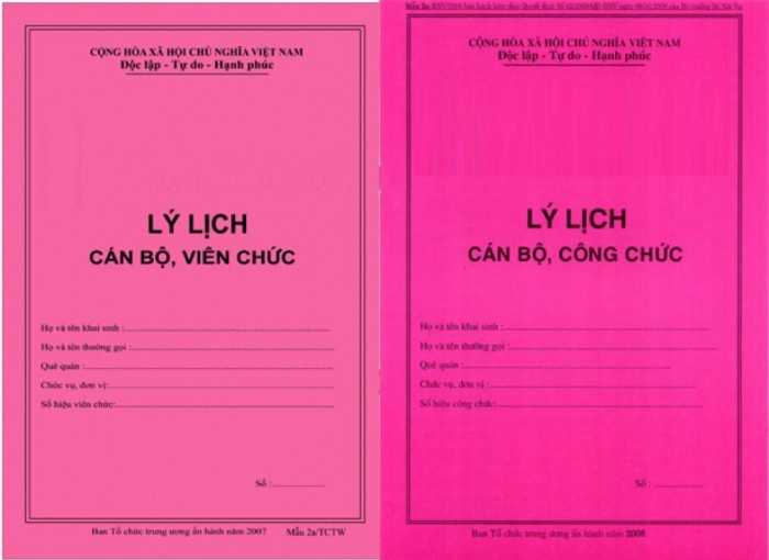 Cách ghi phiếu bổ sung lý lịch cán bộ công chức