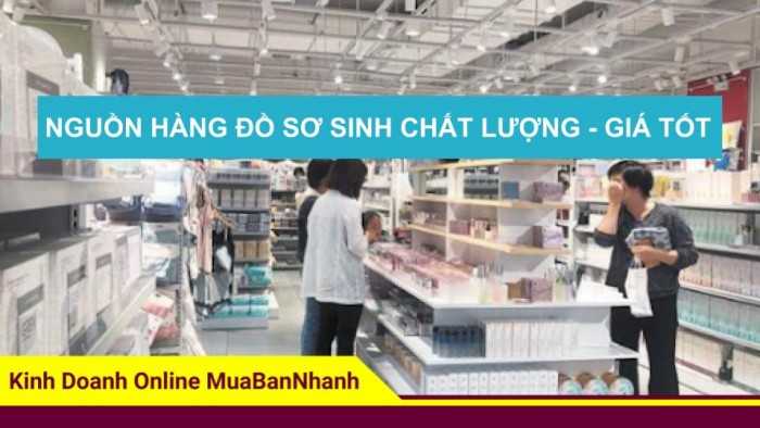 Tìm nguồn hàng sỉ đồ sơ sinh thời trang giá rẻ ở đâu?