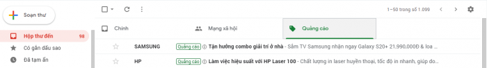 Quảng cáo Gmail (Trung cấp)