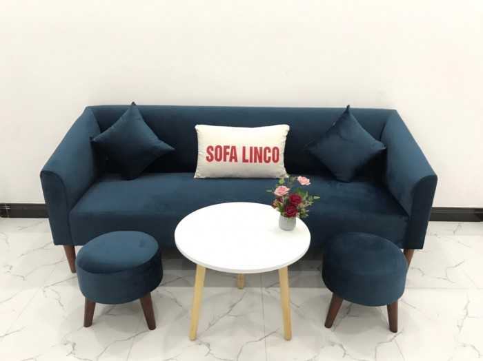 Bàn ghế sofa đơn, full set ghế sofa giường 2 tay vịn bật nằm đa năng cho nội thất phòng khách nhỏ gọn, căn hộ chung cư giá rẻ