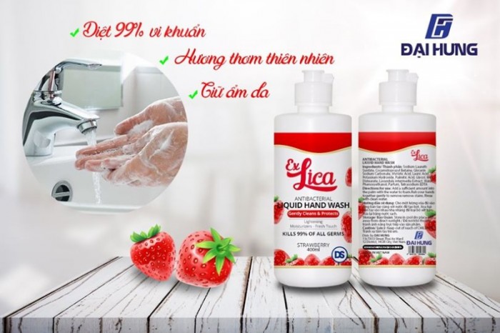 Nước rửa tay EX LICA 400ML