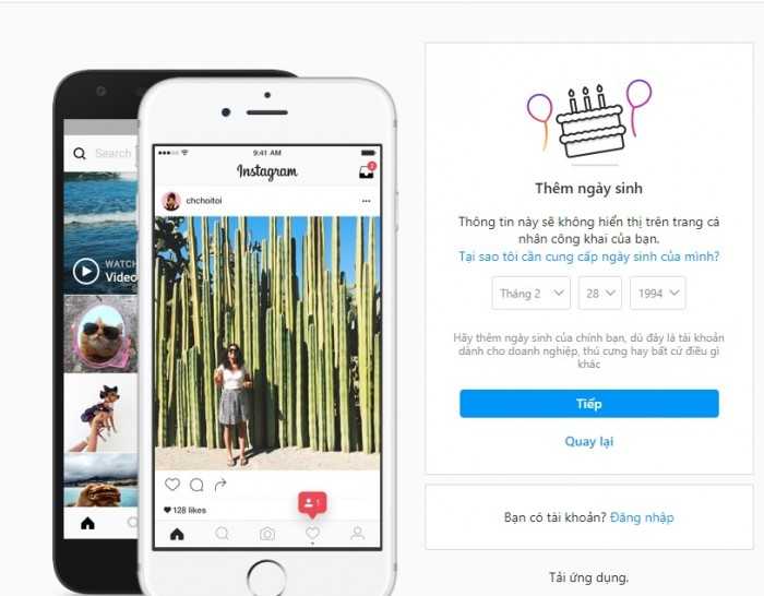 Hướng dẫn đăng ký tạo tài khoản và sử dụng Instagram trên máy tính(2)