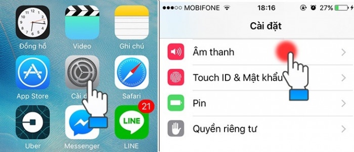 Cách cài nhạc chuông Iphone, hướng dẫn cài nhạc chuông Iphone, cài nhạc chuông Iphone bằng Garageband, cài nhạc chuông Iphone Garageband