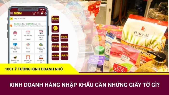 Kinh doanh hàng nhập khẩu - 1001 Ý tưởng kinh doanh nhỏ ít vốn MuaBanNhanh